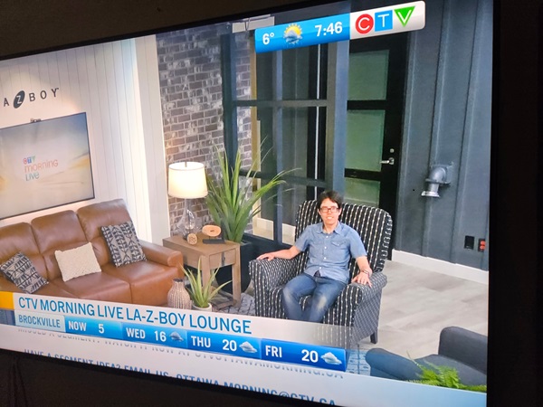 Claudie at CTV Morning Show